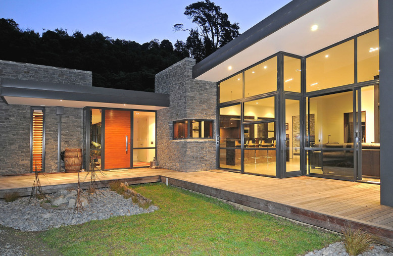 modern house located in Wellington, New Zealand