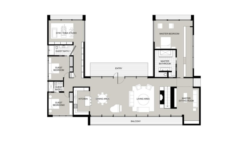 Modern Residence by Specht Harpman Architects