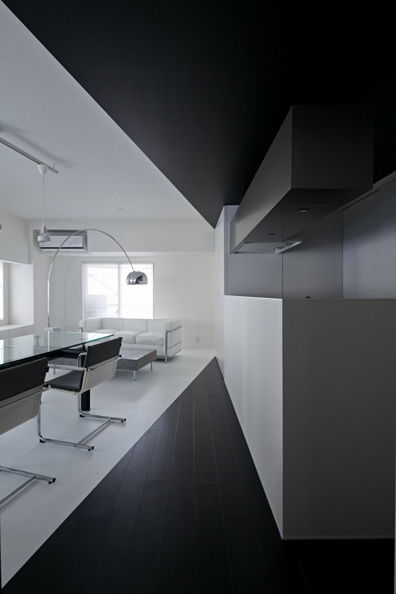 black & white interior by PANDA