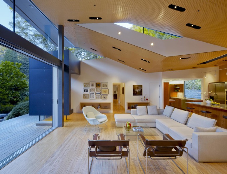 contemporary single floor house