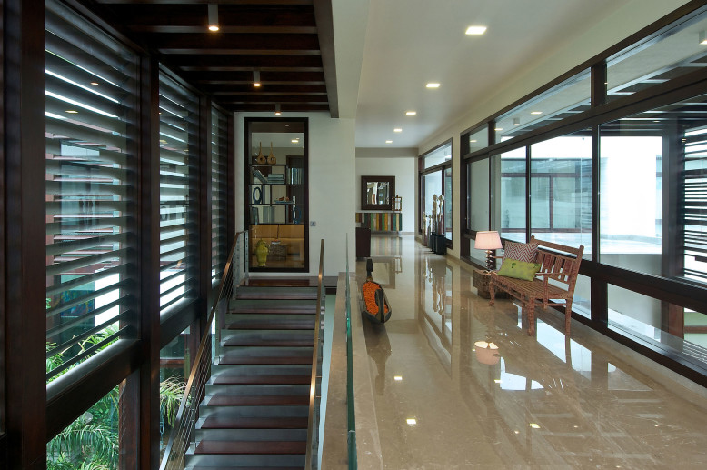 Modern residence located in Ahmedabad, India