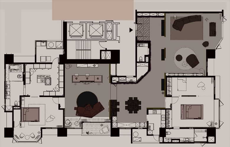 Sleek Apartment by KCD Design Studio