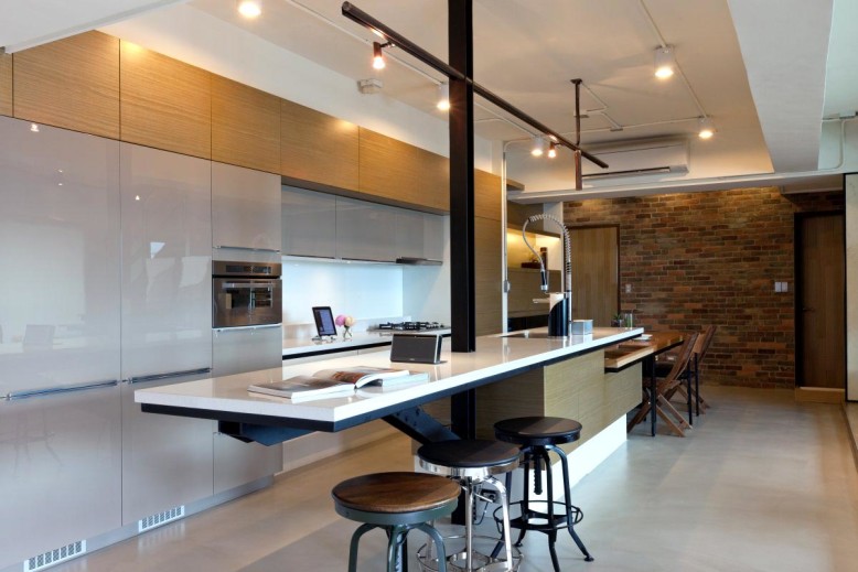 Two storey penthouse apartment  in Taiwan