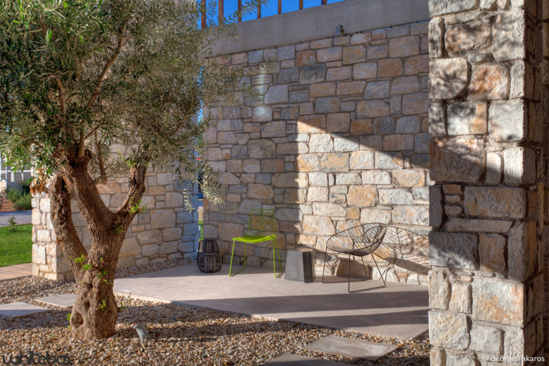 Stone House in Anavissos by Whitebox Architects