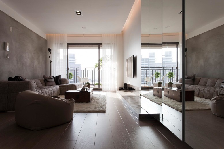 Contemporary Apartment in Taiwan by Fertility Design