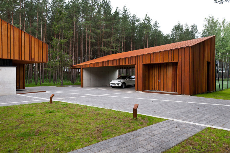 A House in the Woods of Kaunas by Studija Archispektras