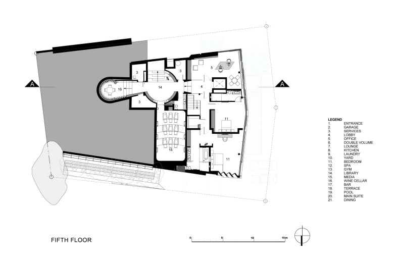 Seven-level luxury residence