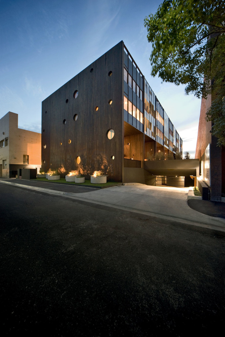 Modern 5 storey apartment building Richmond, Victoria, Australia