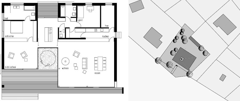 single floor residential home by k_m architektur