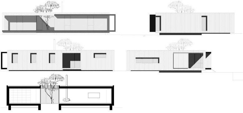 single floor residential home by k_m architektur