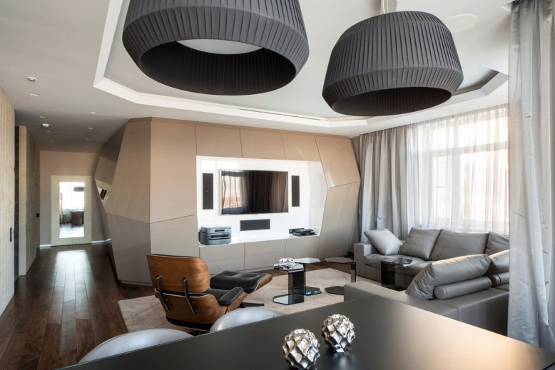 Modern Apartment in Moscow by Geometrix Design