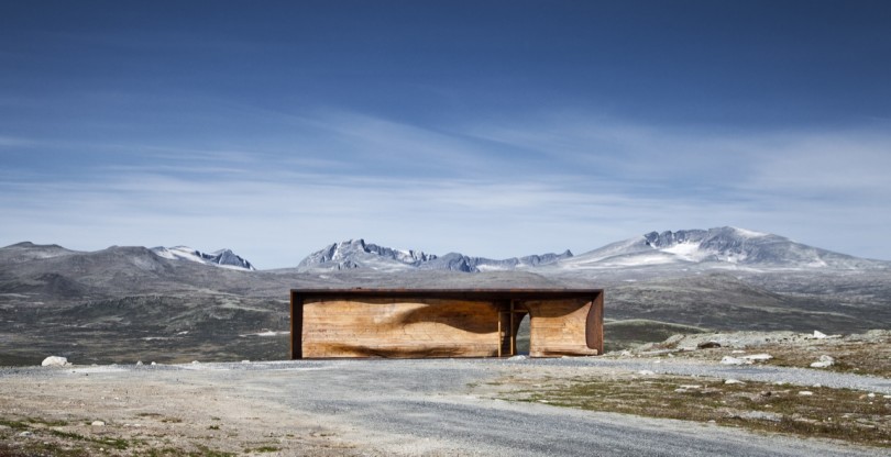 Tverrfjellhytta, Norwegian Wild Reindeer Pavilion by Snøhetta