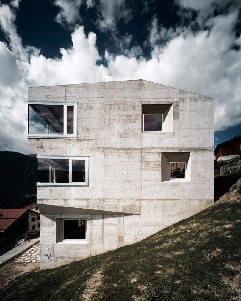 Concrete Holiday House in Switzerland