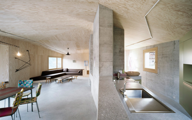 Concrete Holiday House in Switzerland
