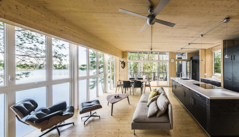 Cross-Laminated-Timber Cottage by Kariouk Associates