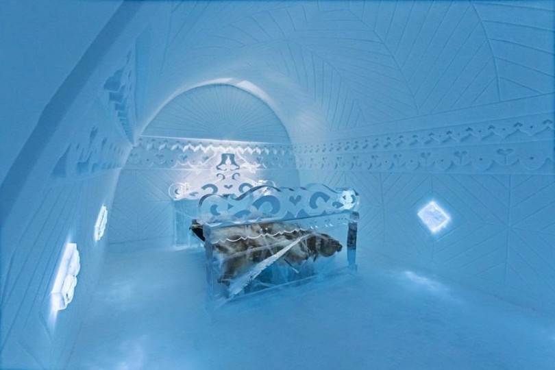 Ice Hotel in Jukkasjärvi, Northern Sweden