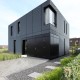 Black Aluminium Box hides bright interior: Villa DVT